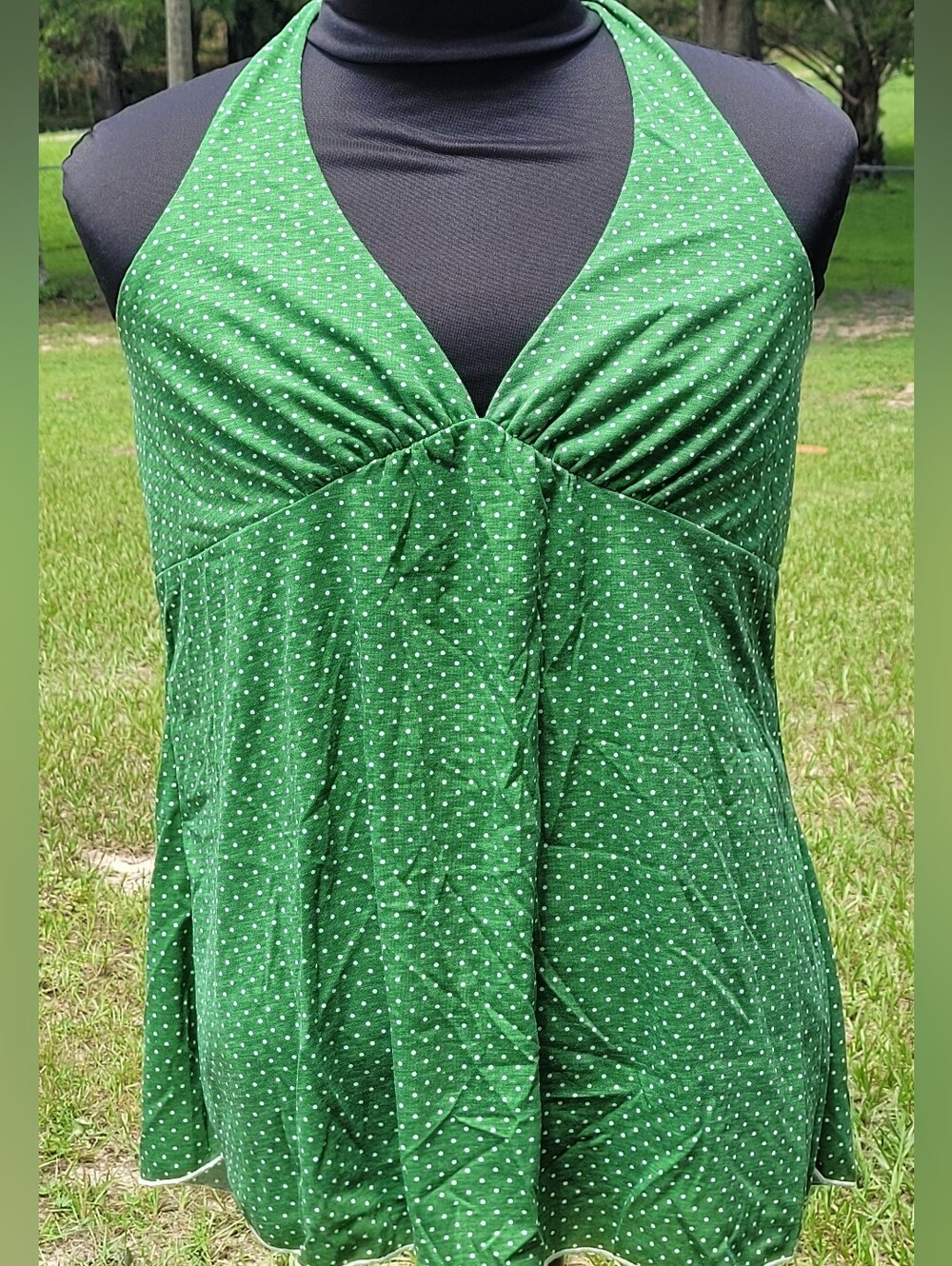 Vintage Polk-a-Dot Halter Top BEAUTIFUL, RARE & BRAND NEW ❤️ Size 2XL (ALLOY)